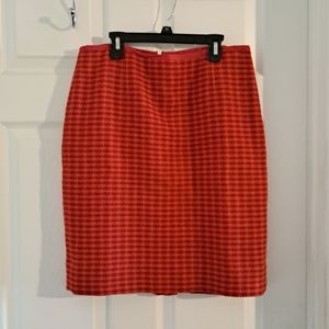 Tory burch tweed skirt